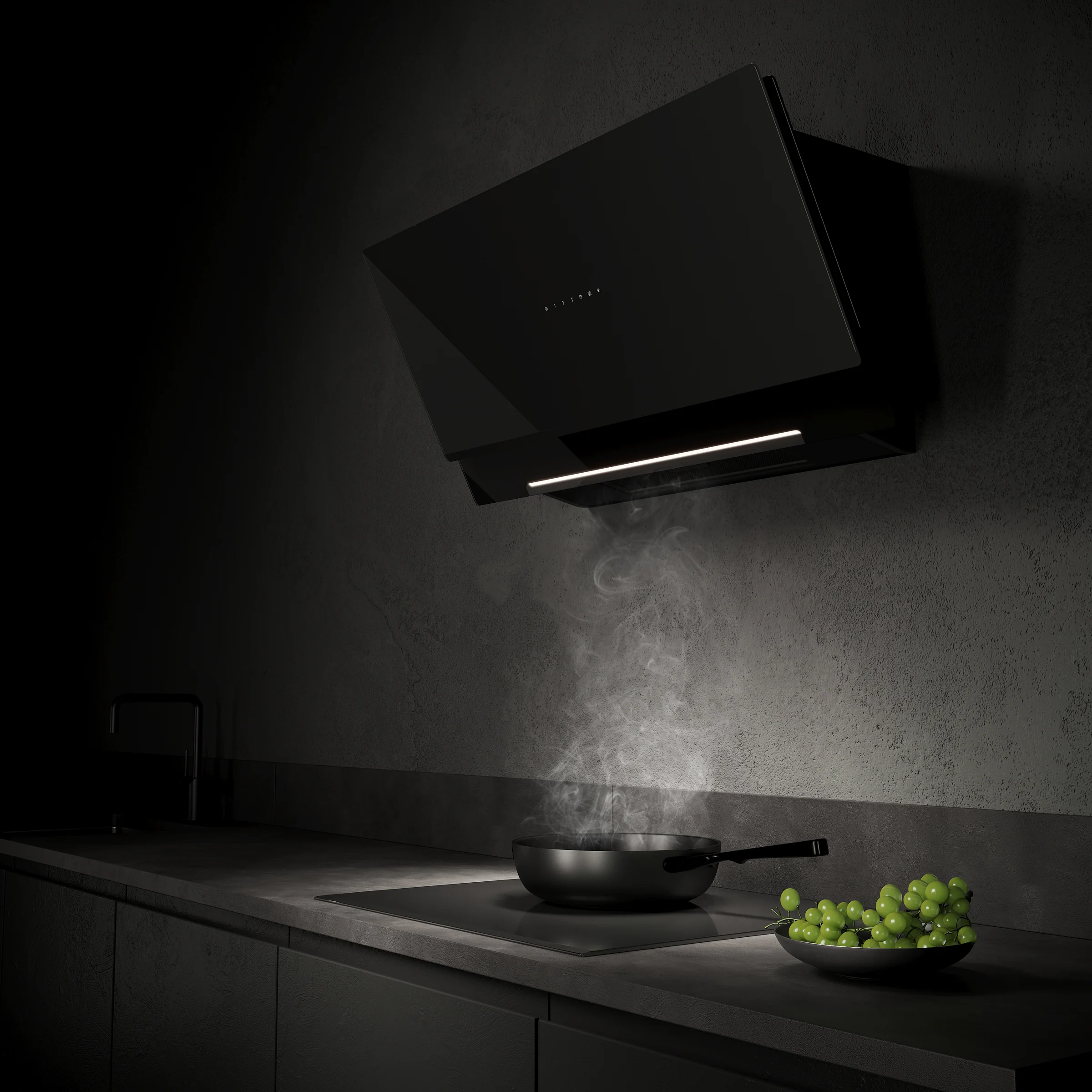 Pictor hood in a dark lighting study
