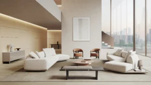 Sobha, overall living room view